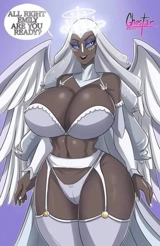 Sera in lingerie (ghostar) [hazbin hotel] 