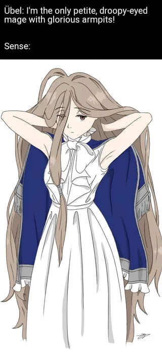 So THAT'S why she hides her arms!