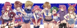 (Yu-Gi-Oh!) girls know what to do when they lose a duel 😏 which ones are you going to challenge? 