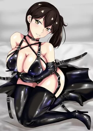 Kaga in Bondage Mode (ken on Pixiv) [Kantai Collection]