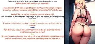 She’s very persuasive [size theft][ass expansion][shrinking POV][ray gun][imminent sex][wife][seduction?][AI generated art]