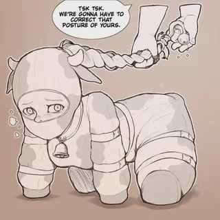Tsk Tsk, we're gonna have to correct that posture of yours.