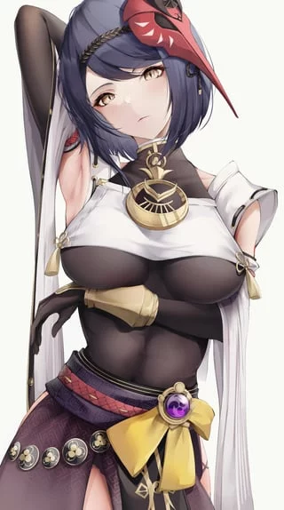 Kujou Sara (妃鬼 / io_kisaki) [Genshin Impact]