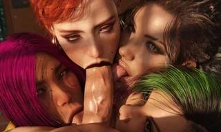 Songbird, Aurore, Panam, and Judy - "Cyber Summer" (GretDB) [Cyberpunk 2077]