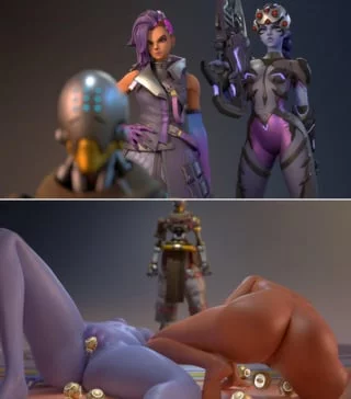 Sombra & Widowmaker, (rwt4184) [Overwatch]
