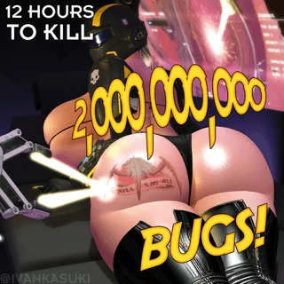 Morale Officer Ivanka celebrates 2 BILLION DEAD BUGS! (Helldiver & Morale Officer Ivanka) [Helldivers 2]