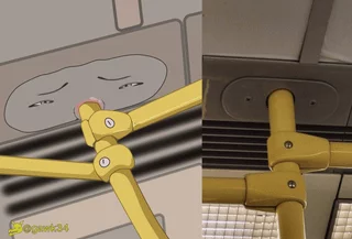 A bus pole [New york city transit bus] (gawk34)