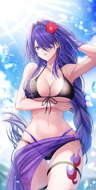 Swimsuit Acheron [Honkai: Star Rail]