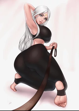 I keep you on a long leash~ So that you can see but can't touch~