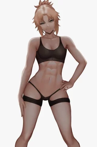 Can't help but lose my mind whenever I see muscular sluts like (Mordred)