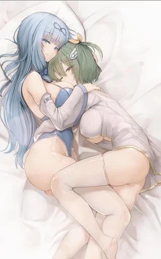 "I-I know it's the weekend so um...can we just stay like this for a while? O-Oh and um...there was something I wanted to tell you"
