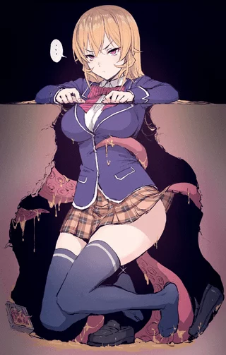 She doesn't seem too pleased