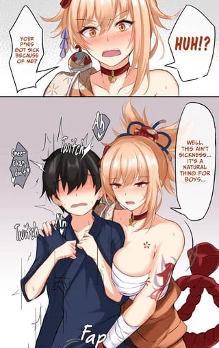 Don't worry little brother! Your big sister makes sure it won't hurt
