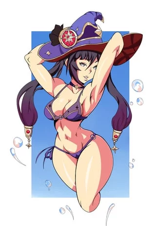 Beach day mona (ElKitsoul)