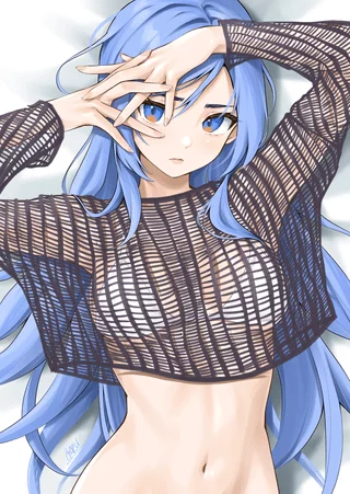 Minah in Crochet Top [Artist's OC]