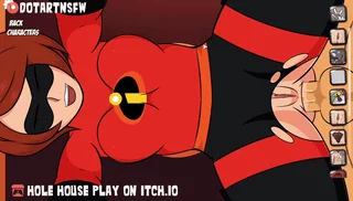 Elastigirl Fucked In Her Ass Creampie (Hole House)
