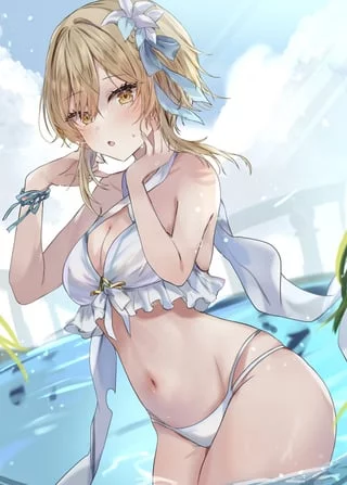Lumine at the beach