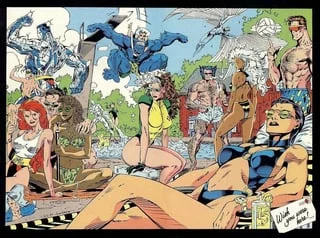 The new show has inspired me to go read 90s (X-Men) comics , didn’t realize they were this fucking horny