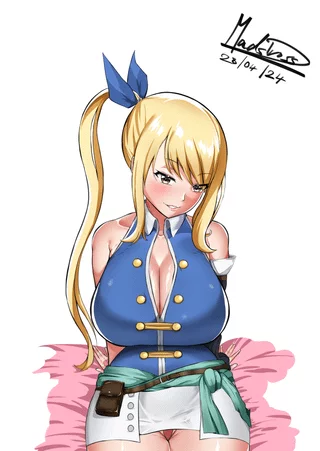 Lucy Heartfilia tiddies[Fairy Tail]