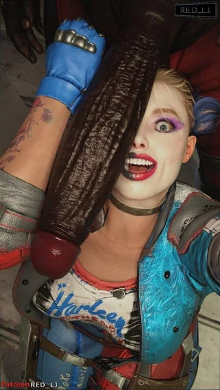 Harley Quinn measuring BBC (red lj)