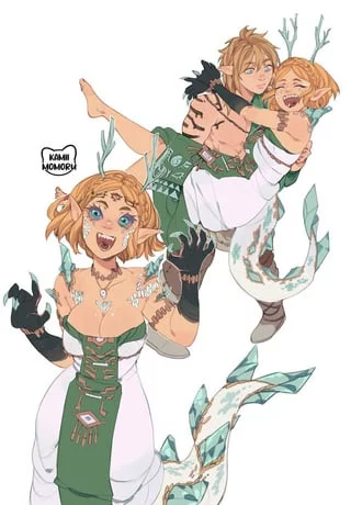 Adorable Dragon Girl Zelda [Kami Momoru]
