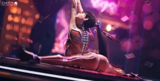 Eve doing splits (stellar blade) [zoe3dx]