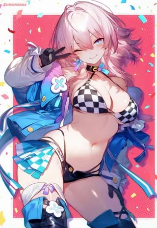 I keep ending up stroking my cock to (star rail) waifus such as (March 7th) they are so sexy. Who's your favorite~~