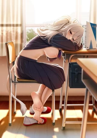 Alone in Classroom