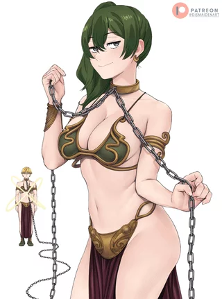 Ubel looks good cosplaying as Princess Leia (Star Wars)