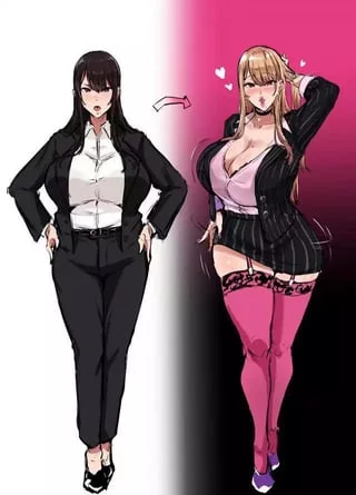 I wanna be a tough boss who ends up becoming living her best gyaru life afte some help from colleagues 