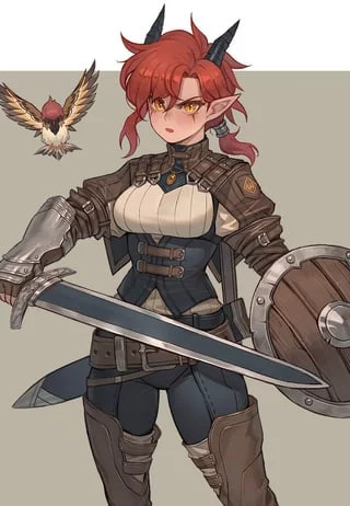 I want to be a part dragon fighter. I saw a flier on the guilds bulletin saying that you're looking for party members. That evening, I go to your room at the inn, and start pounding on the door. "I'm here about the spot in your party!" I yell.