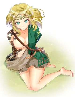Zelda in the archaic tunic (@_meisaki_) 