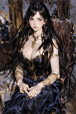 Shanoa from castlevania (Enjidiffusion)
