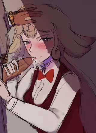 [OC] shielbert genderswap (ft rose. they're "business acquaintances")