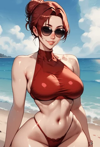 Beach vacation with hot milf [1/3]