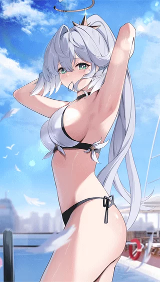 Robin in bikini (YENI) [Honkai Star Rail]
