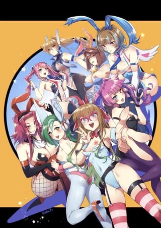 (Yu-Gi-Oh!) girls would make such a great prize if you beat them in a duel 😍