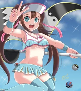 Rosa as a cheerleader