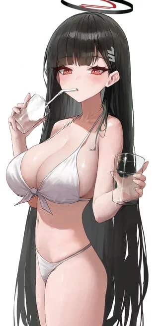 Rio in white bikini (HwaaN_)