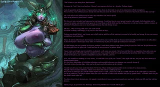 [F] A reupload of an old caption [Not OC] [Reupload] [Elf] [Breast Feeding] (Source: cutesexyrobutts) (I don't know the original caption author)