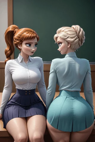 These 2 sisters are pretty hot, candles in action in (Amazing Girl IA)