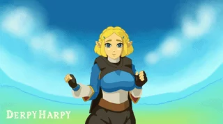 POV: Zelda sits on your face (DerpyHarpy) [Legend Of Zelda]