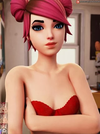 Skye takes a pic (Darkbahamuth) [Fortnite]