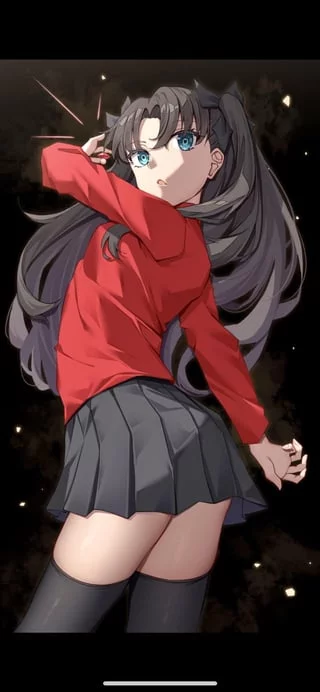 I can’t get enough of her (Rin) any time of the day, her thighs own me