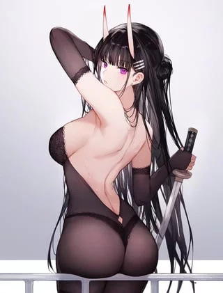 (Noshiro) Azur Lane is Definitely sexy and to be smash her hips and massage her Breast