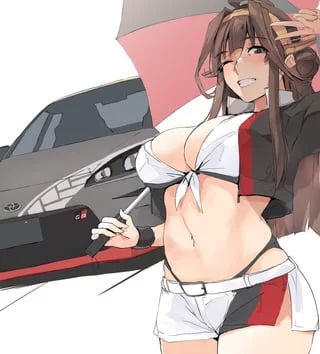 Race Queen Kongou (Zekkyon) [KanColle]