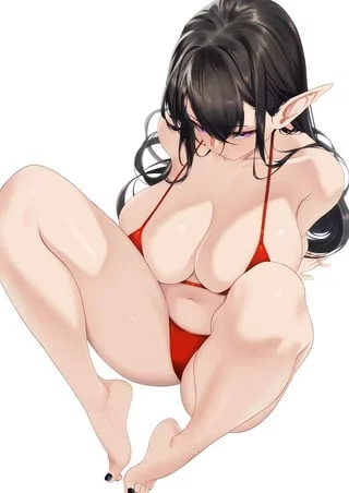 giga thiccc elf in bikini [original]