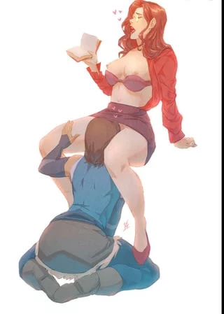 
Korra and Asami Sato [Avatar] (denimcatfish)
