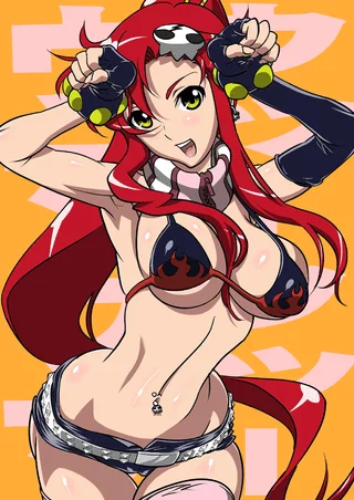 Yoko Littner (by せーぶる/sandworks) [Gurren Lagann]