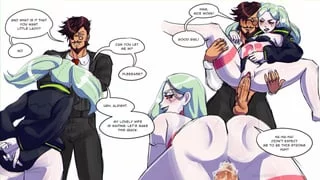Slayer Helps Rebecca Get Into Strive (Unsafefrce) [Cyberpunk: Edgerunners & Guilty Gear]